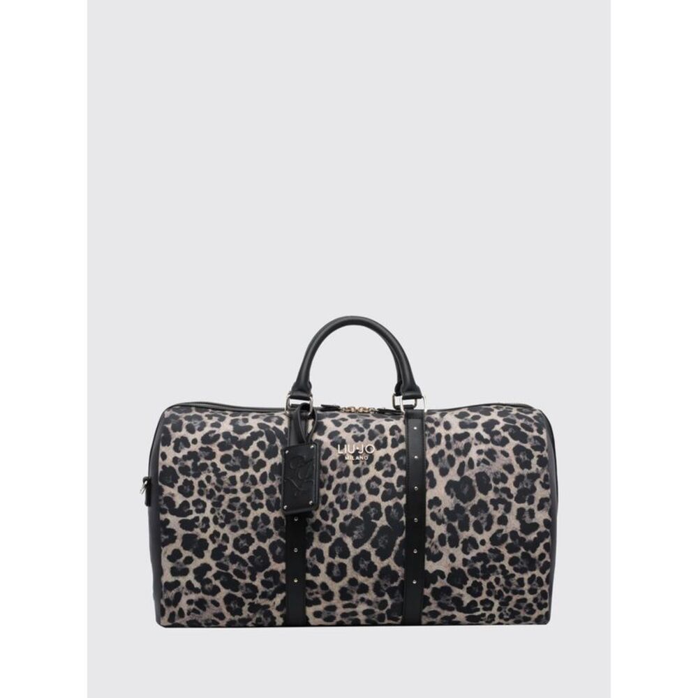 Liu Jo Women Liu Jo Animal Print Travel Bag With Double Handle And Logo Charm